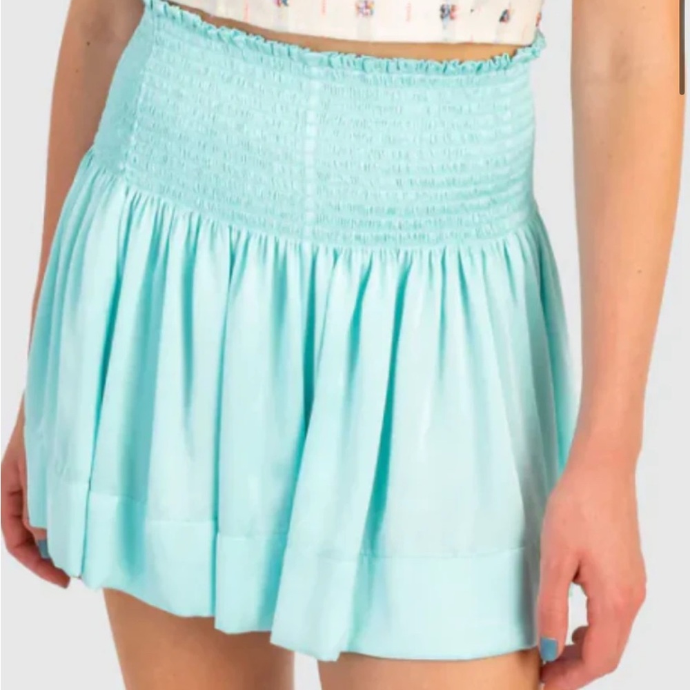 Teal Koch Skirt